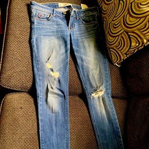 Hollister ripped jeans